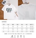 入手困難 フェンディ n級品 の2026SS 刺繍百合円襟半袖Tシャツ
