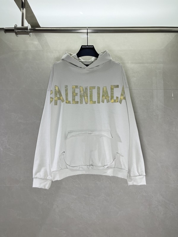 一目惚れ♪ バレンシアガ 激安通販 2026SS フード付きスウェットシャツ
