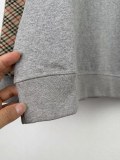 新作 バーバリー 激安偽物 の2026SS 刺繍戦馬織帯飾り縁丸首衛衣