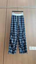 ★超人気 セリーヌ 偽物通販 の2026SS チェック柄カジュアルパンツ