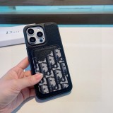 【限定】 ディオール スーパーコピー のDiorグ携帯ケースライチ柄磁気吸引ケース