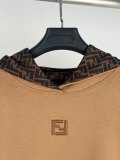 稀少 フェンディ 偽物通販 の2026SS 刺繍連帽の衛衣