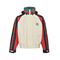 日本未入荷 グッチ 偽物通販 の2026SSグランカラーパッチワークジャケット