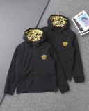日本未入荷 ヴェルサーチ スーパーコピー 2026SS刺繍連帽ジャケットコート