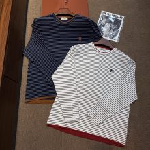 一目惚れ♪ エルメス 偽物通販 2026SS ストライプ長袖2色