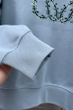 累積売上総額第１位！ ロエベ スーパーコピー の2026SS 刺繍ラウンドネックの衛衣