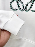 大人気 ロエベ コピー の2026SS 刺繍ラウンドネックの衛衣