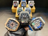高品質フランクミュラー 時計 スーパーコピー メンズ クオーツ 4色