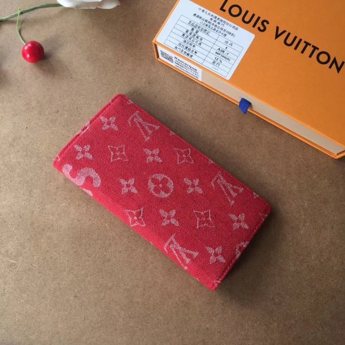 シュプリーム財布コピー 2020新品 LOUIS VUITTON supreme デニム二つ折長財布 男女兼用