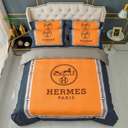 エルメス寝具カバーコピー 2021新品注目度NO.1 HERMES 寝具カバー綿１０ ０％ 4点セット