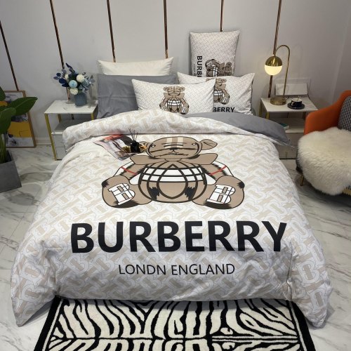 バーバリー寝具カバーコピー 定番人気2021新品 BURBERRY 寝具カバー綿１０ ０％ 4点セット