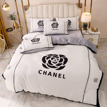 シャネル寝具カバーコピー 大人気2022新品 CHANEL 寝具カバーベビーベルベット 4点セット