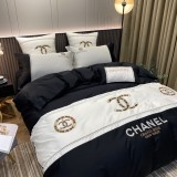 シャネル寝具カバーコピー 定番人気2022新品 CHANEL 寝具カバー綿１０ ０％ 4点セット