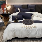 ヴェルサーチェ寝具カバーコピー 定番人気2022新品 VERSACE 寝具カバー綿１０ ０％ 4点セット