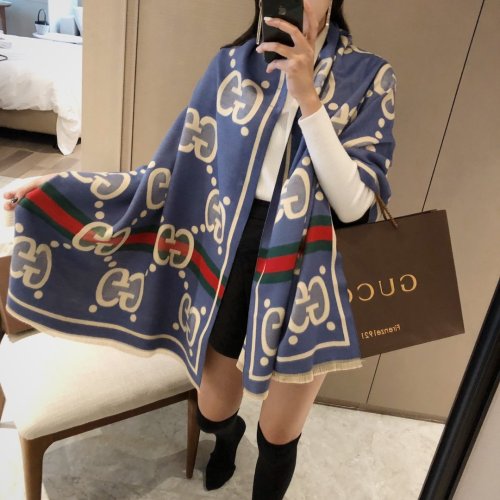 グッチマフラーコピー 大人気2022新品 GUCCI 男女兼用 ウールスカーフ