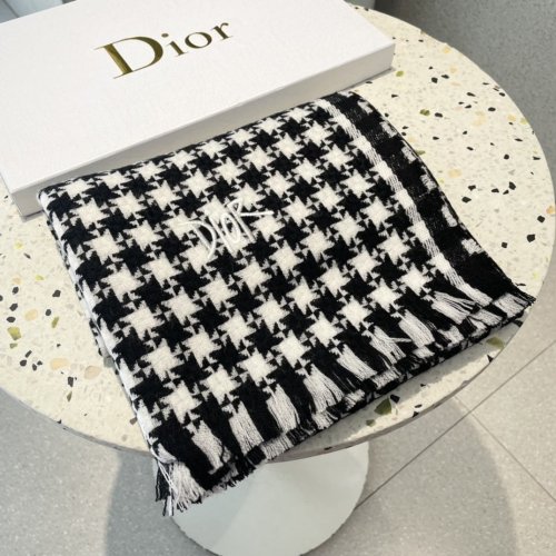 ディオールマフラーコピー 大人気2022新品 Dior 男女兼用 ウールスカーフ