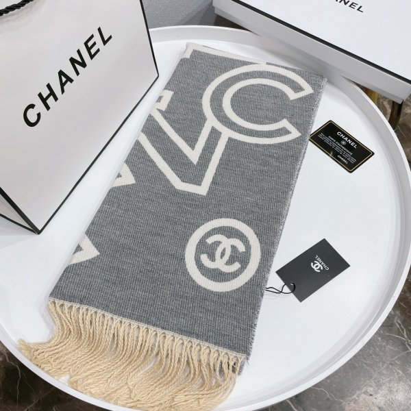 シャネルマフラーコピー 大人気2022新品 CHANEL 男女兼用 ウールスカーフ