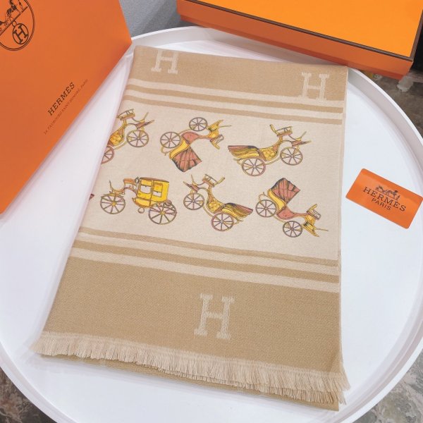 エルメスマフラーコピー 定番人気2022新品 HERMES 男女兼用 ウール スカーフ