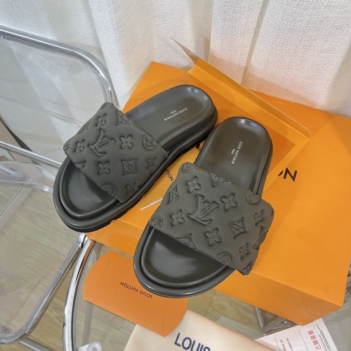 ルイヴィトン靴コピー 大人気2023新品 Louis Vuitton メンズ サンダル-スリッパ