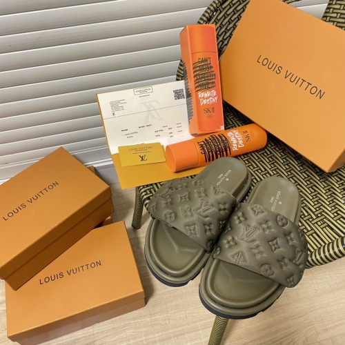 ルイヴィトン靴コピー 2023新品注目度NO.1 Louis Vuitton レディース サンダル-スリッパ