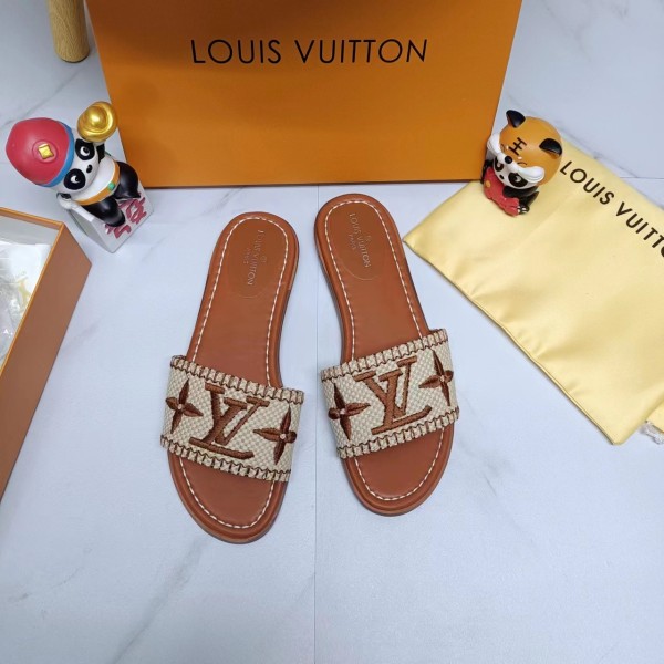 ルイヴィトン靴コピー 定番人気2023新品 Louis Vuitton レディース サンダル-スリッパ