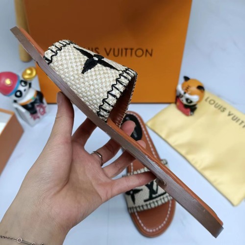ルイヴィトン靴コピー 定番人気2023新品 Louis Vuitton レディース サンダル-スリッパ