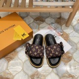 ルイヴィトン靴コピー 大人気2023新品 Louis Vuitton レディース サンダル-スリッパ