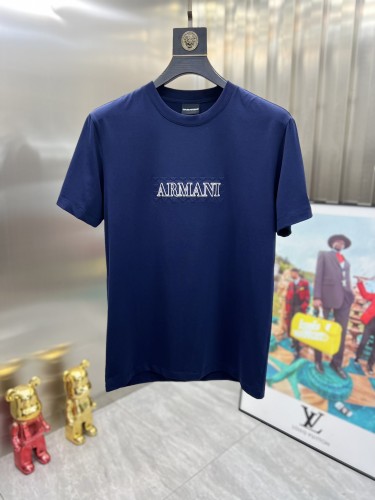 お洒落 2024 ジョルジオアルマーニ 新作 半袖Tシャツ スーパーコピー 4色
