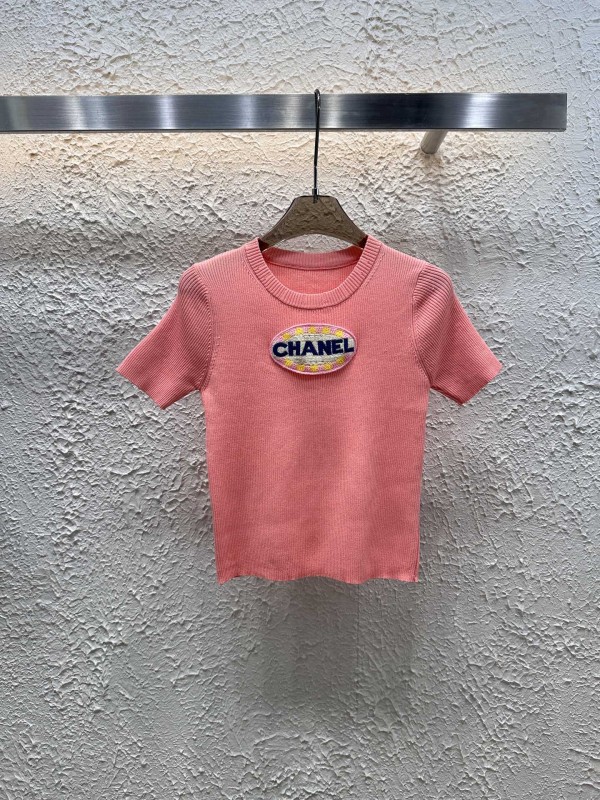【即発】★ 2025 シャネル 新作 半袖Tシャツ コピー 2色