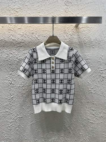 高品質 2025 シャネル 新作 半袖Tシャツ スーパーコピー 2色