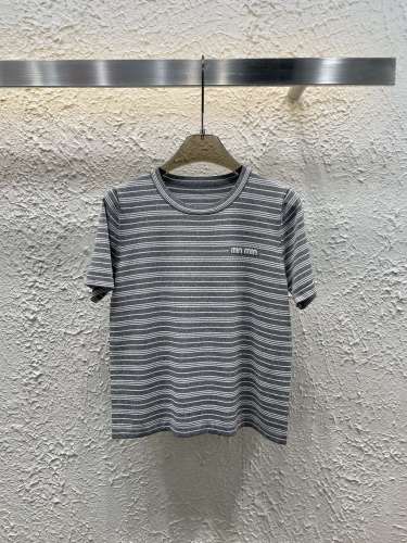 ☆超人気☆ 2025 ミュウミュウ 新作 半袖Tシャツ コピー  3色