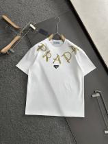 使い勝手良 2025 プラダ 新作 半袖Tシャツ スーパーコピー