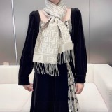 【即発】★ 2026 フェンディ 新作 マフラー ウール 偽物