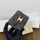 累積売上総額第１位！セリーヌ 男女兼用 折り財布 コピー 66889