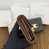 希少♪限定 セリーヌ 男女兼用 折り財布 偽物 66885