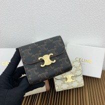 累積売上総額第１位！セリーヌ 男女兼用 折り財布 コピー 66889