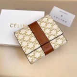 日本未入荷 セリーヌ 男女兼用 折り財布 偽物 66399