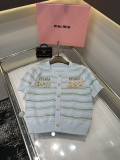 肌触り最高な 2026 ミュウミュウ 新作 半袖Tシャツ コピー 2色