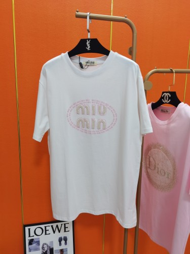 超希少！ 2026 ミュウミュウ 新作 半袖Tシャツ コピー