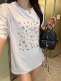 肌触り最高な 2026 ルイヴィトン 新作 半袖Tシャツ コピー