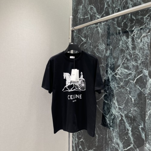 日本未入荷 ー 2026 セリーヌ 新作 半袖Tシャツ 偽物  2色