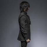Gothic small stand-up collar Men's vest