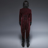 Gothic gentle with scissors tail  men's jacket