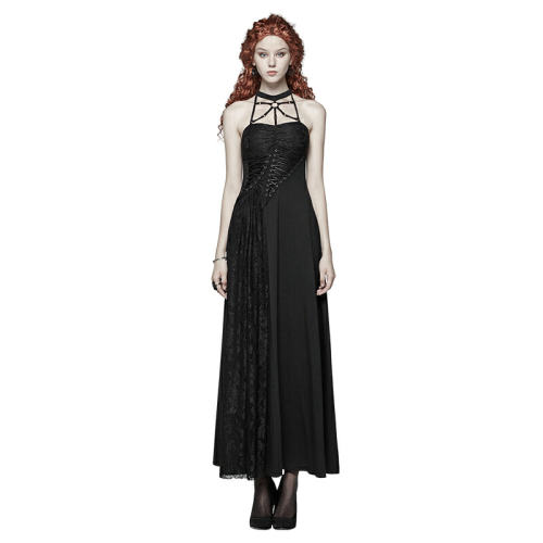 Gothic Daily lace flower Slim fitting Women’s Dress
