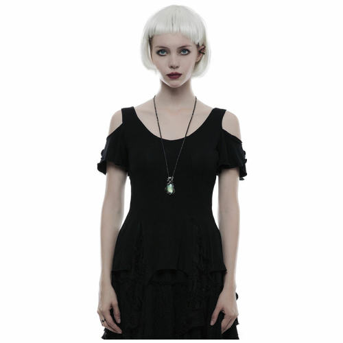 Gothic elegant short sleeves Women's T-shirt