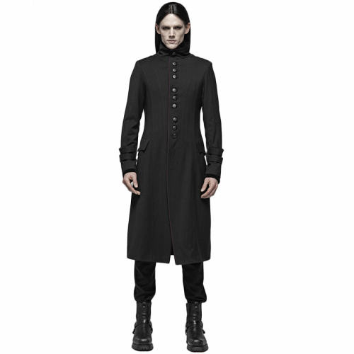 Simple Gothic Mid-length Men's Jacket