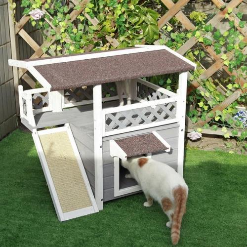 Us 129 99 Petsfit Outdoor Cat House M Petsfit Us
