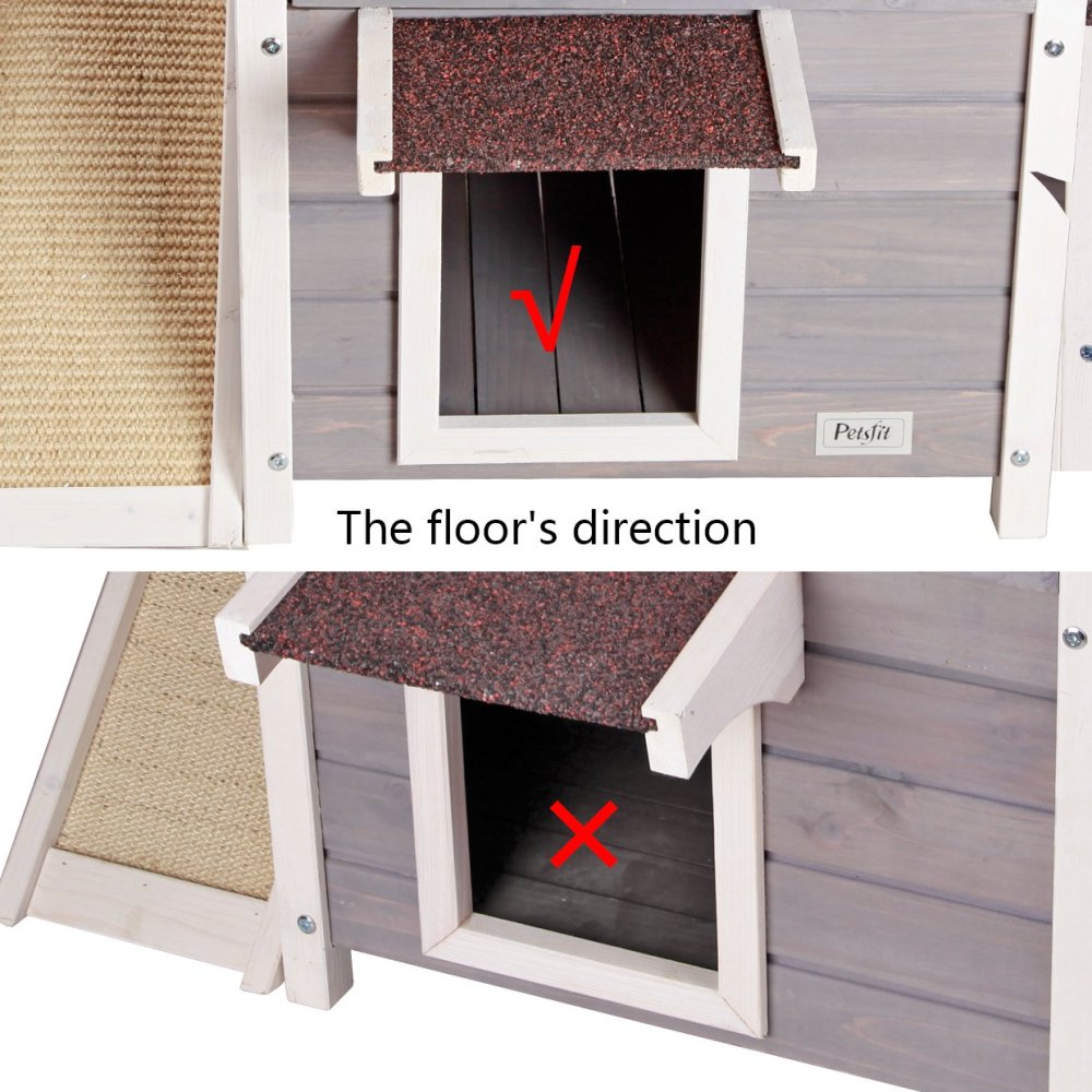Us 129 99 Petsfit Outdoor Cat House M Petsfit Us