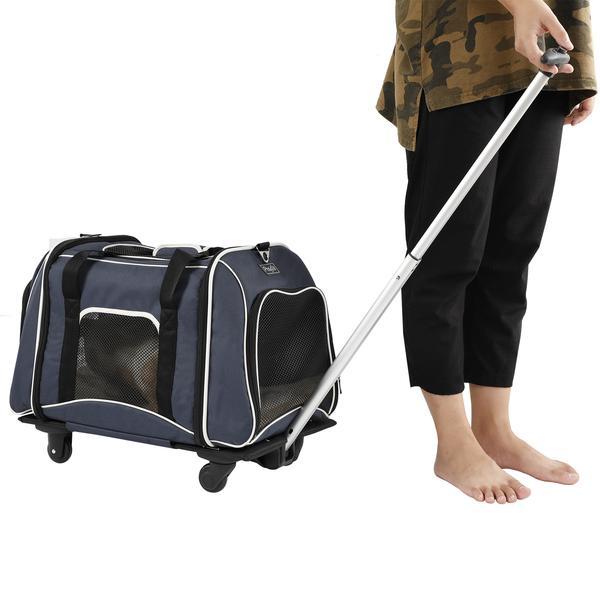 Petsfit Pet Carrier with Removeable Wheels