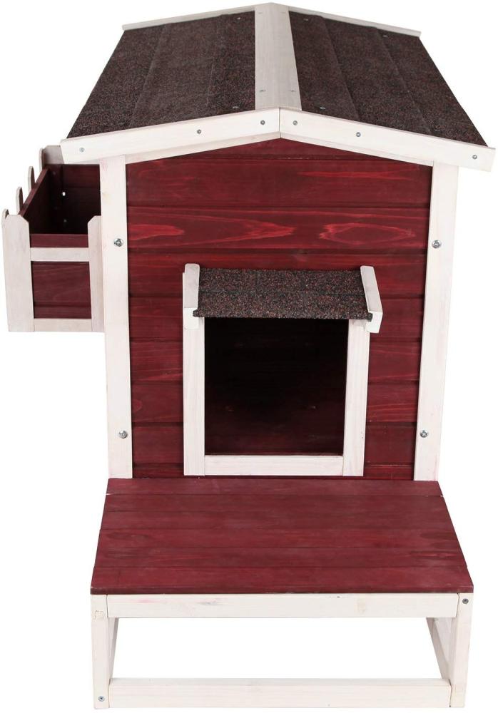 Us 129 99 Petsfit Weatherproof Outdoor Cat Shelter House Condo
